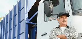 Imagem de um caminhão com caçamba