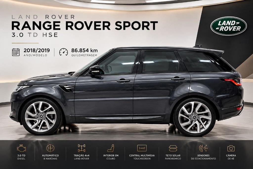 Land Rover Range Rover Sport 3.0 Sdv6 Hse Auto 4wd 2019