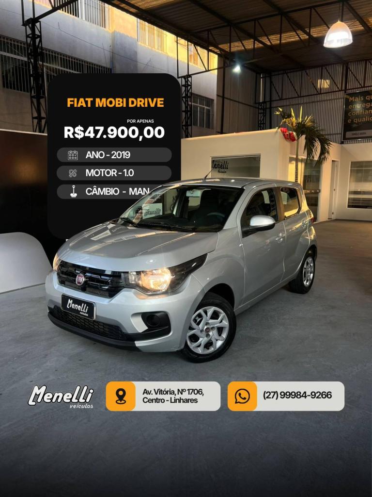 Fiat Mobi MOBI DRIVE 1.0 Flex 6V 5p 2019