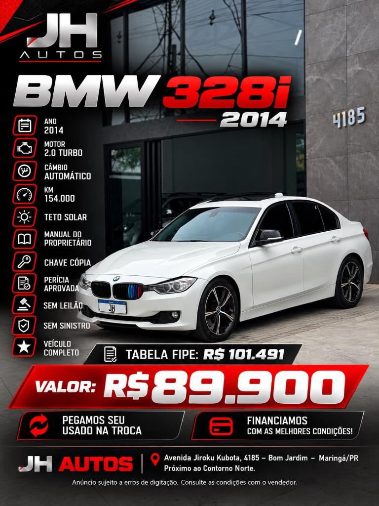 BMW 328I 3 2.0 328i Auto 2014
