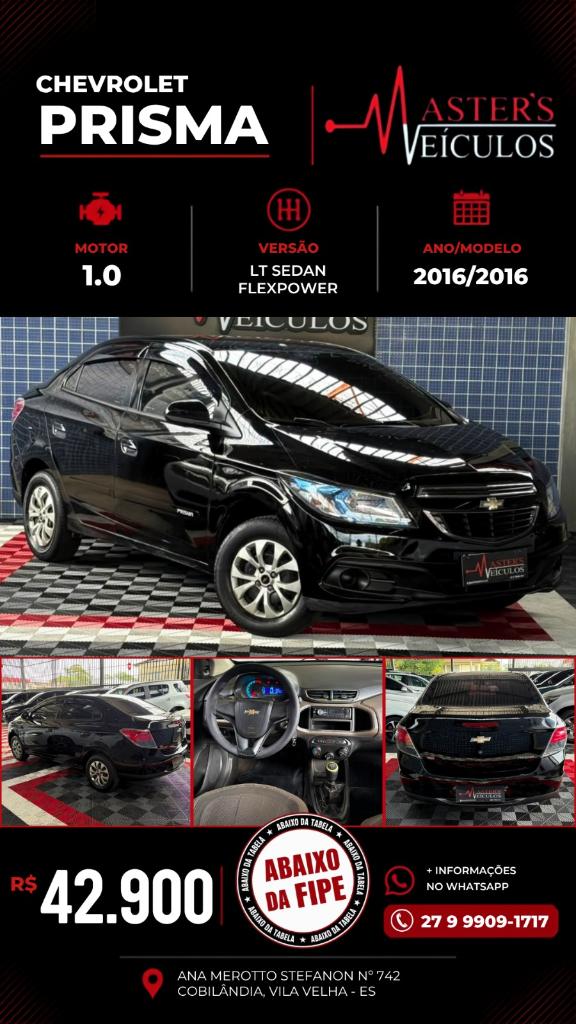 Chevrolet Prisma 1.0 Spe 4 Lt 2016