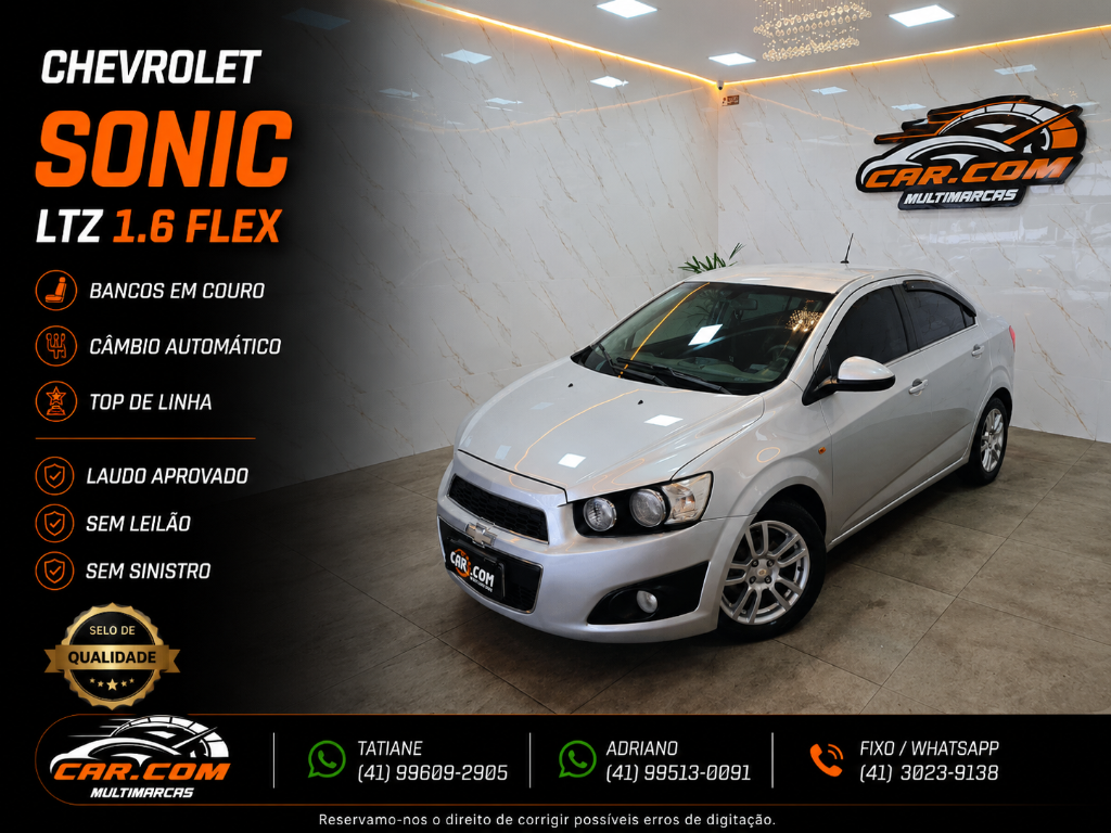 Chevrolet Sonic SONIC HB LTZ 1.6 16V FlexPower 5p Aut. 2012
