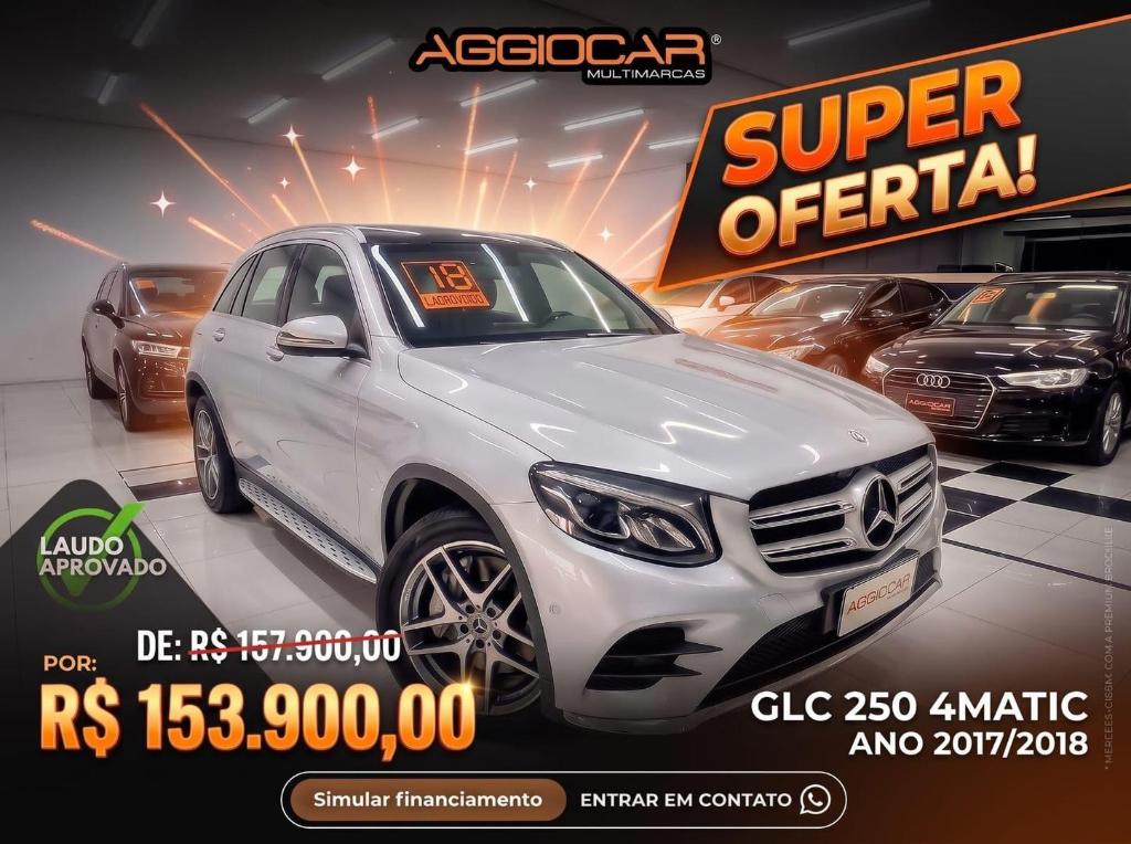 Mercedes-Benz Glc 250 SPORT 4MATIC 2.0 TB 16V AUT. 2018