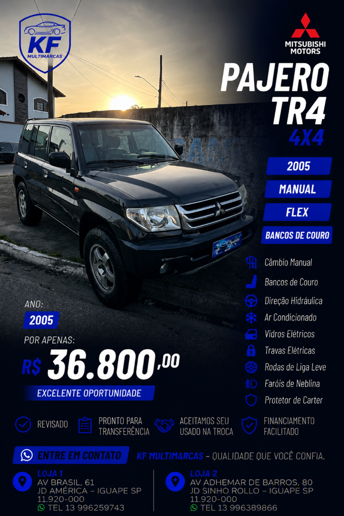 Mitsubishi Pajero Pajero TR4 2.0/ 2.0 Flex 16V 4x4 Mec. 2005