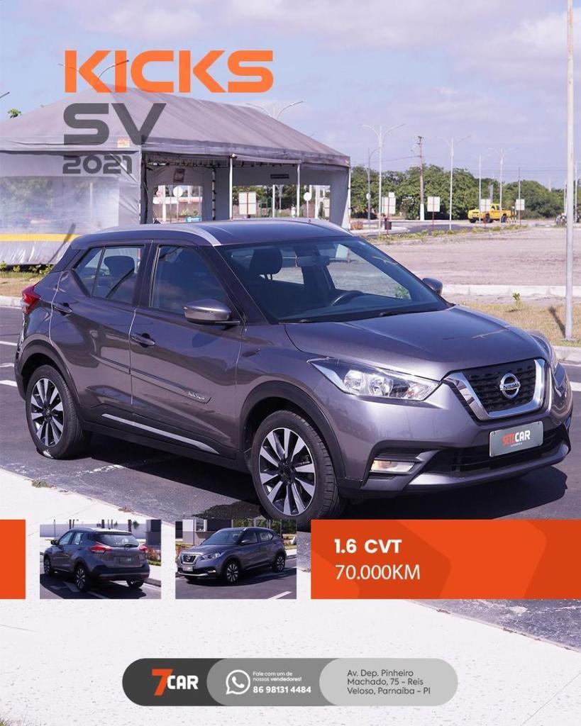Nissan Kicks KICKS SV 1.6 16V FlexStar 5p Aut. 2021