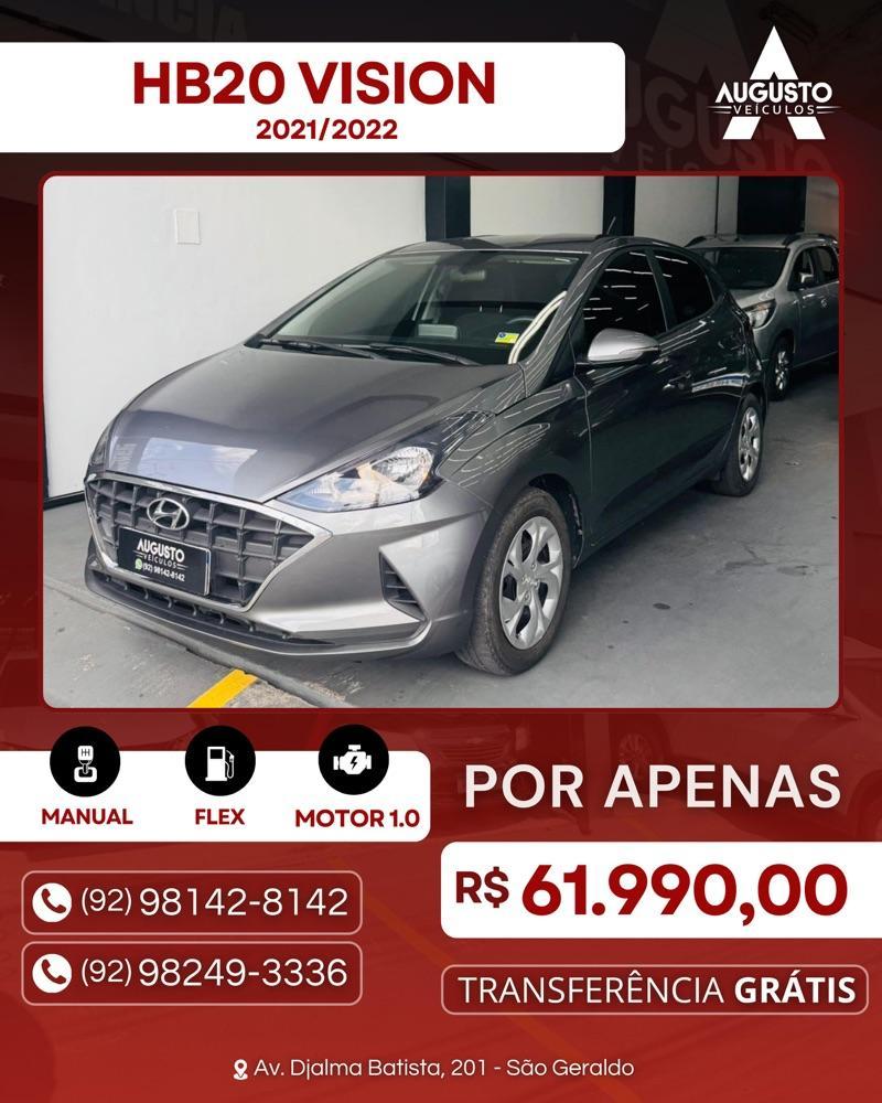 Hyundai Hb20 1.0 12V FLEX VISION MANUAL 2022