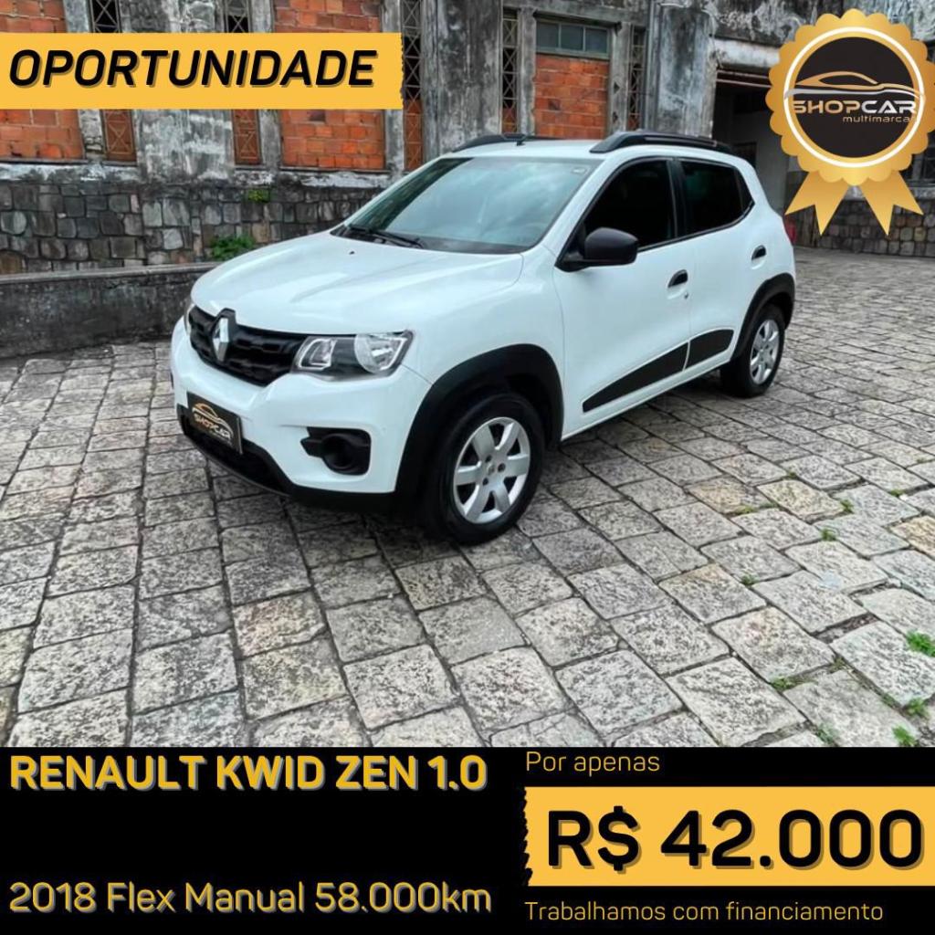 Renault Kwid 1.0 12V SCE FLEX ZEN MANUAL 2018