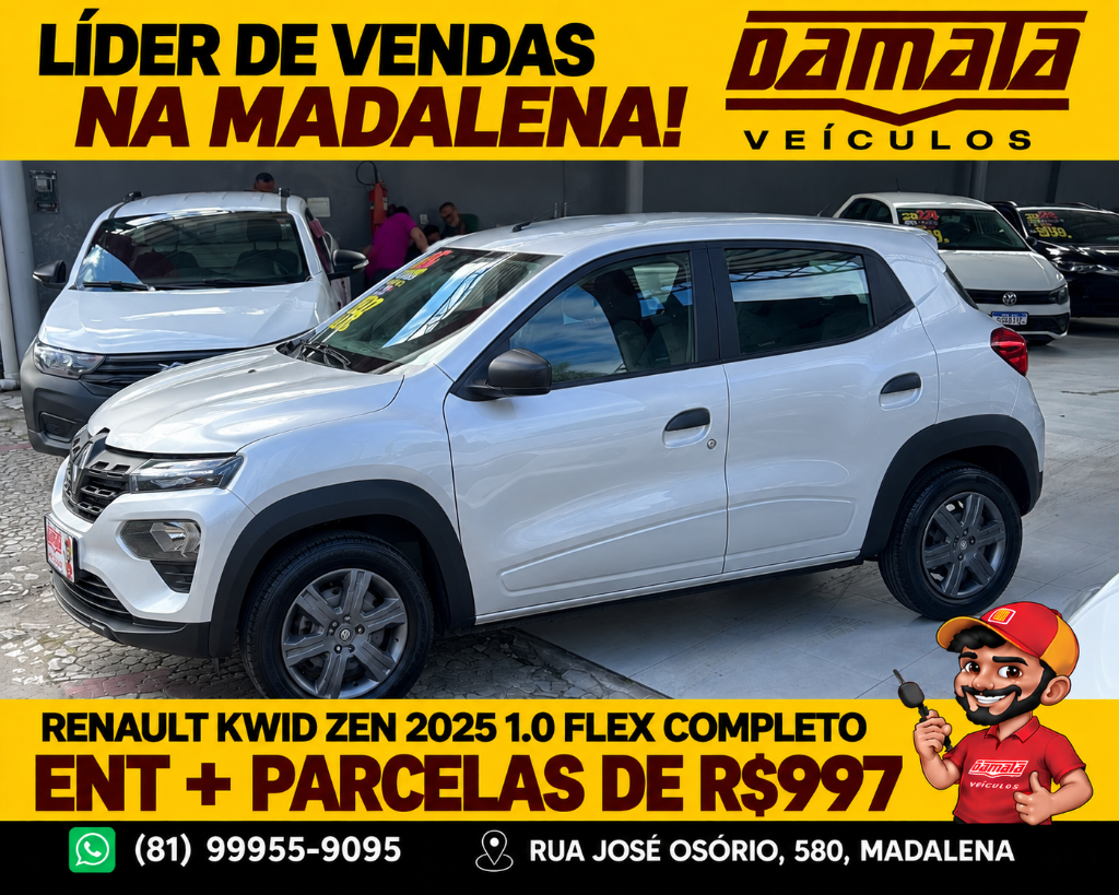 Renault Kwid 1.0 12V SCE FLEX ZEN MANUAL 2025