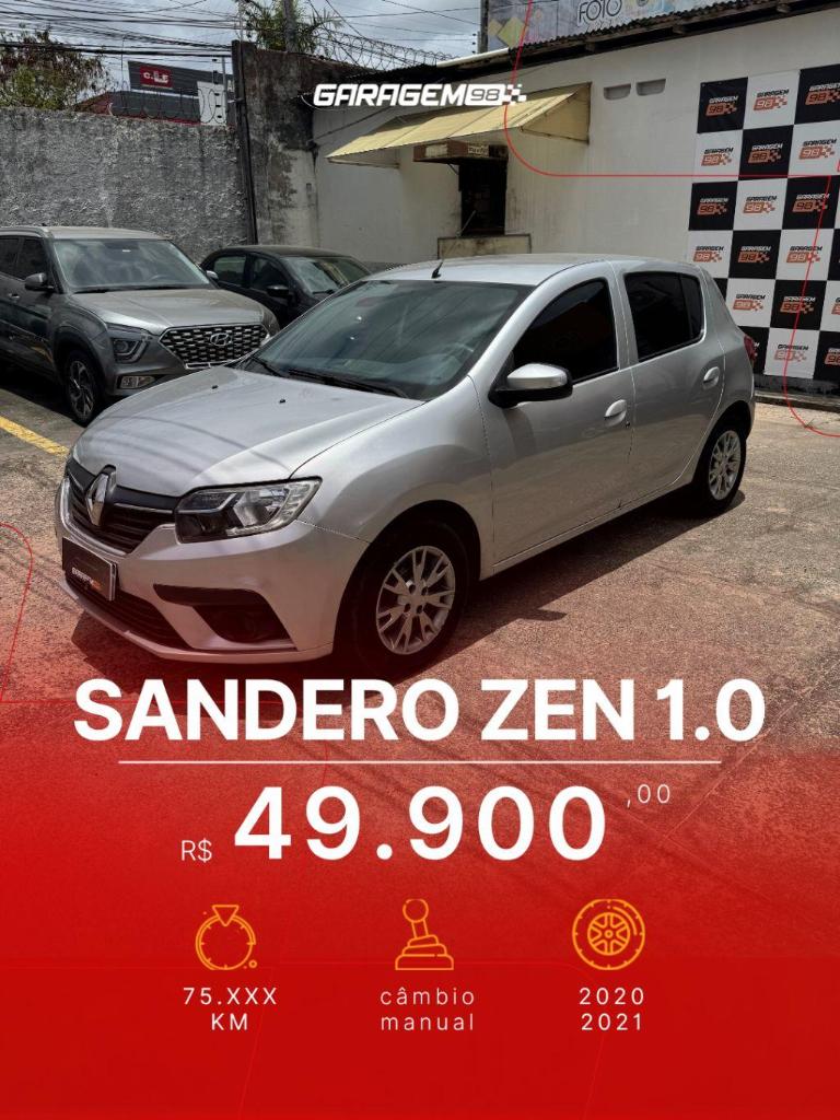Renault Sandero ZEN 1.0 12V 2021