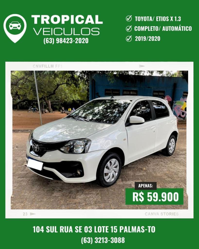 Toyota Etios 1.3 X 16V FLEX 4P MANUAL 2020