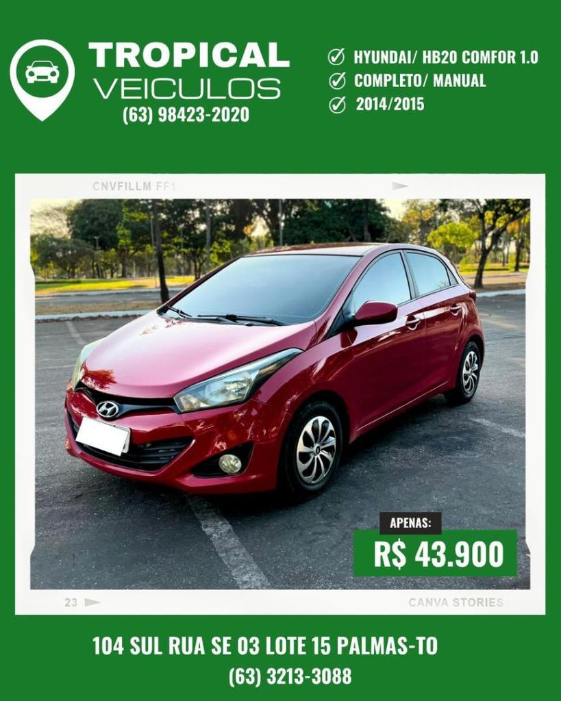 Hyundai Hb20 1.0 12V FLEX COMFORT MANUAL 2015