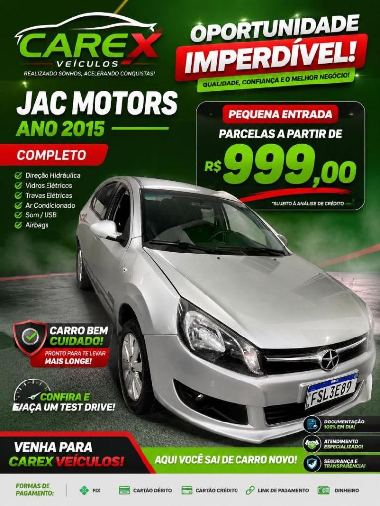 JAC J3 J3 S 1.5 JET Flex 16V VVT 5p 2015