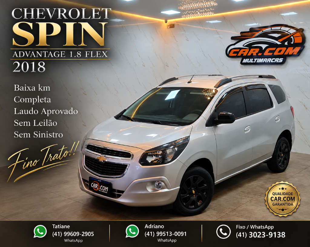 Chevrolet Spin 1.8 AT 2018