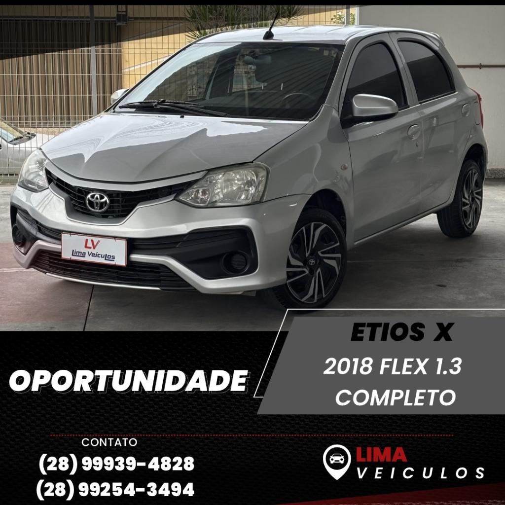 Toyota Etios 1.3 X 16V FLEX 4P MANUAL 2018