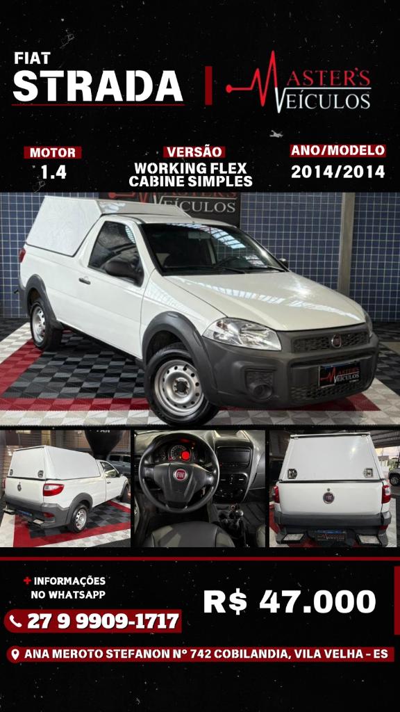 Fiat Strada WORKING 1.4 MPI FIRE FLEX 8V CD 2014