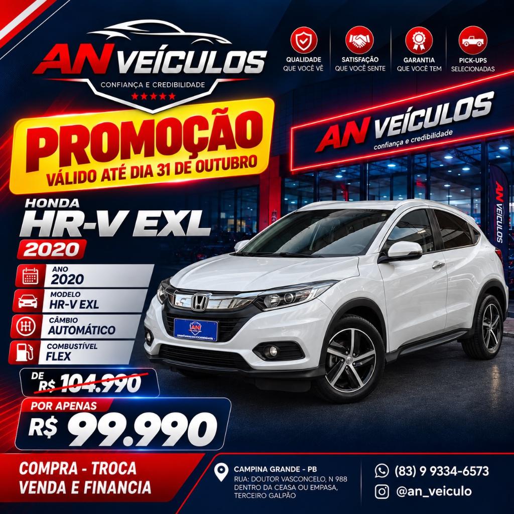 Honda Hr-V EXL 1.8 CVT FLEX 2020