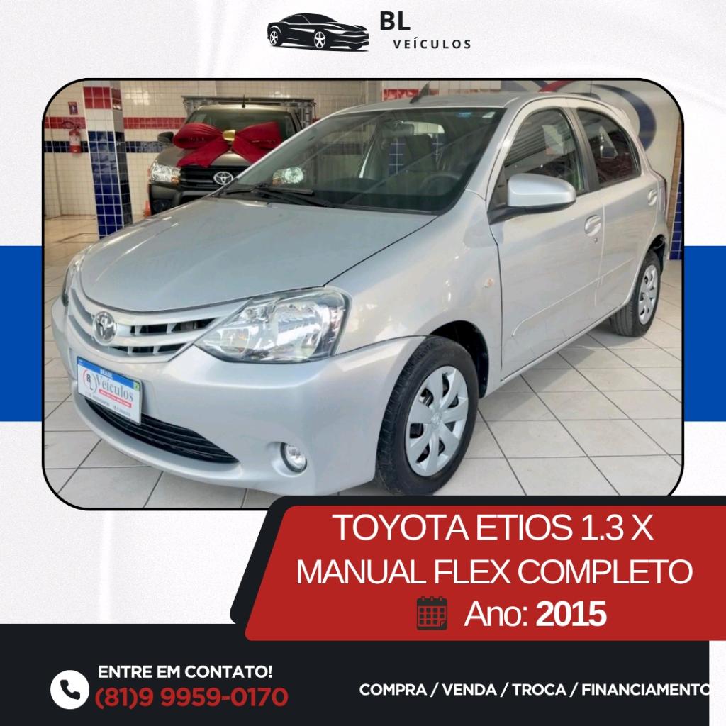 Toyota Etios X 1.3 16V FLEX 2015