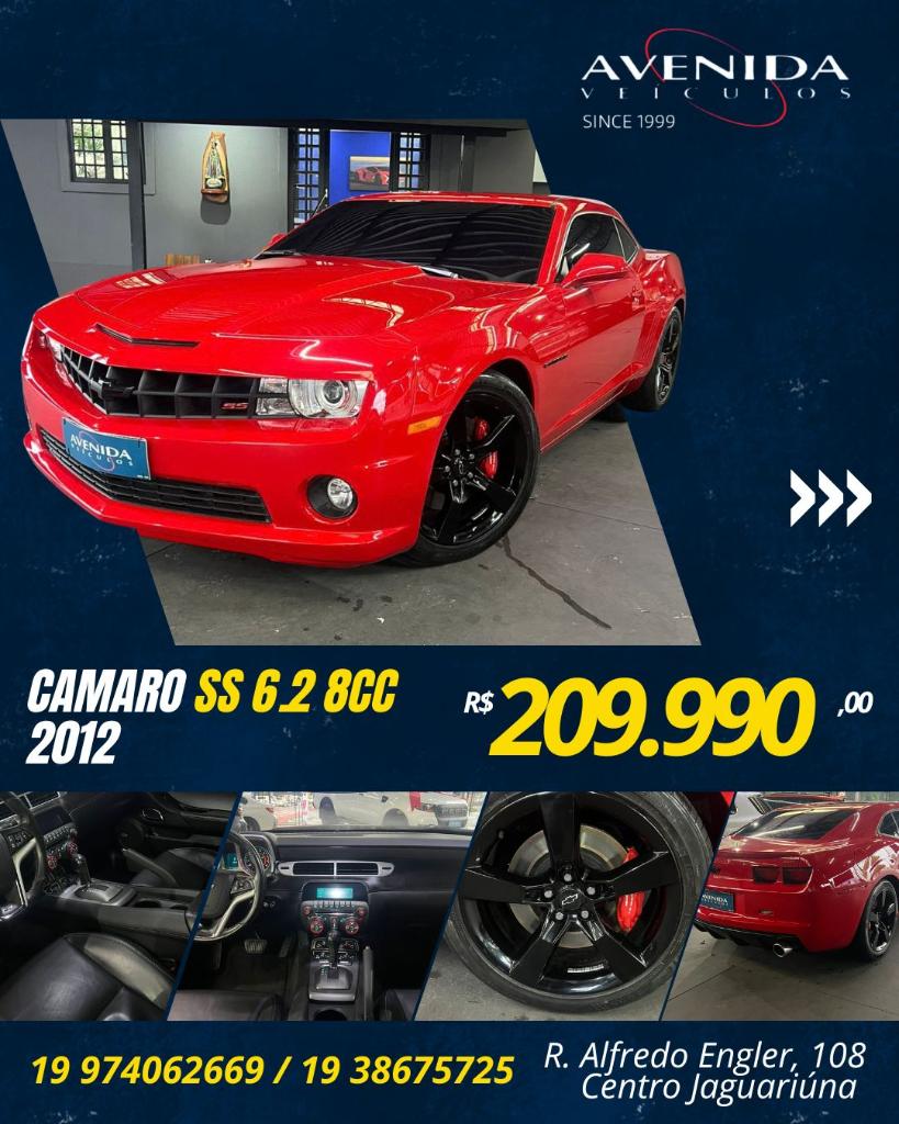 Chevrolet Camaro 6.2 SS COUPÉ V8 GASOLINA 2P AUTOMÁTICO 2012