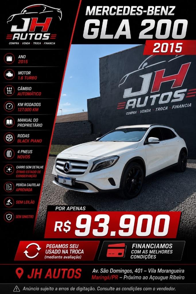 Mercedes-Benz Gla 200 VISION 1.6 TB 2015