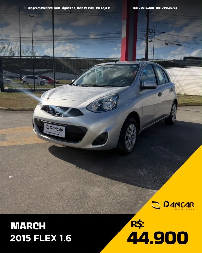 Nissan March 1.6 S 16V FLEX 4P MANUAL 2015