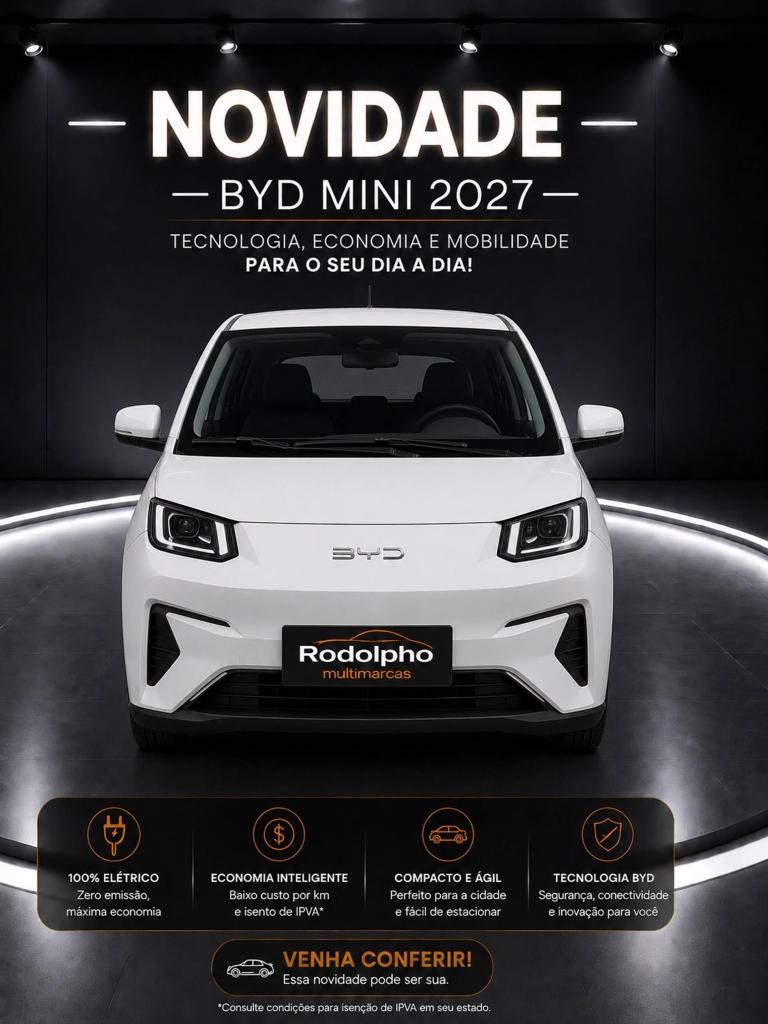 BYD Dolphin Dolphin Mini (Elétrico) 2027