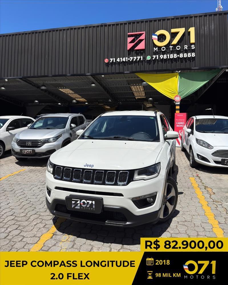 Jeep Compass 2.0 16V FLEX LONGITUDE AUTOMÁTICO 2018