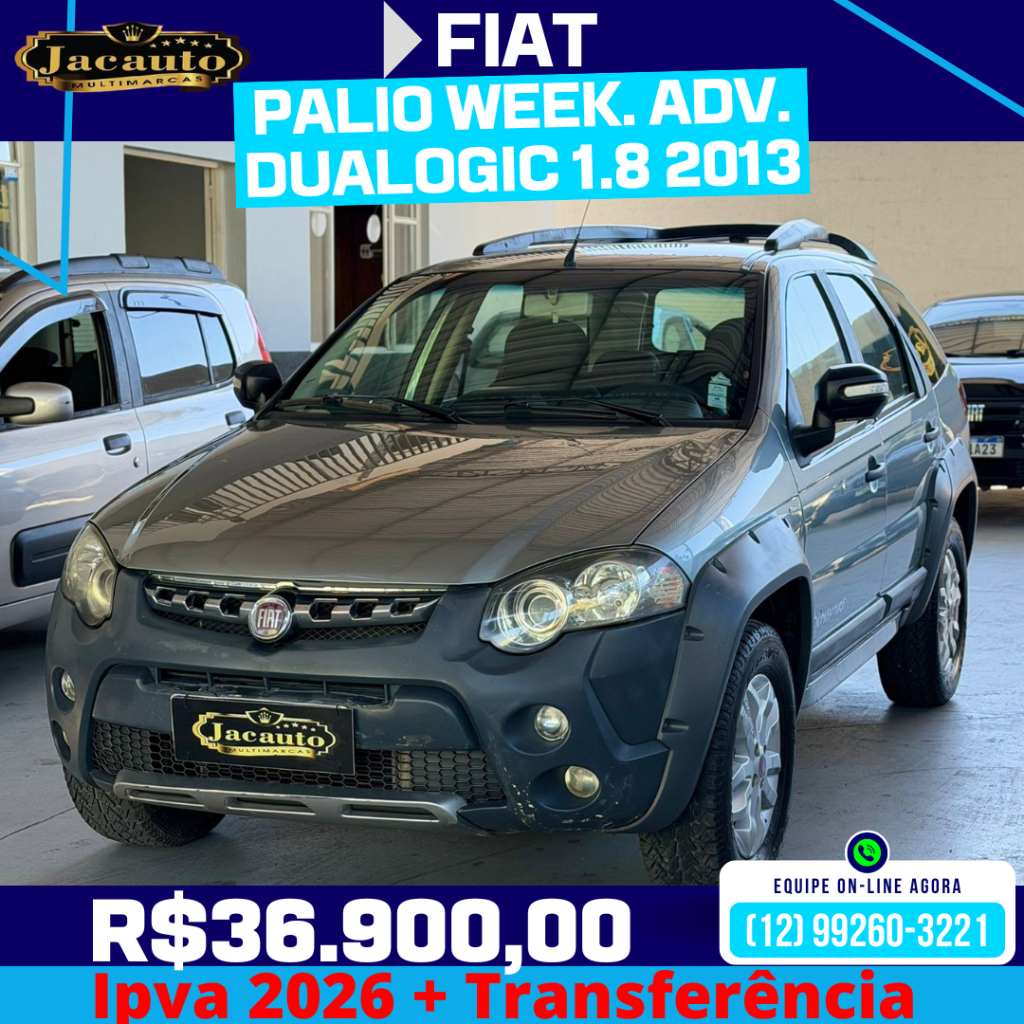 Fiat Palio Palio Week.Adv.LOCK.Dualogic 1.8 Flex 2013