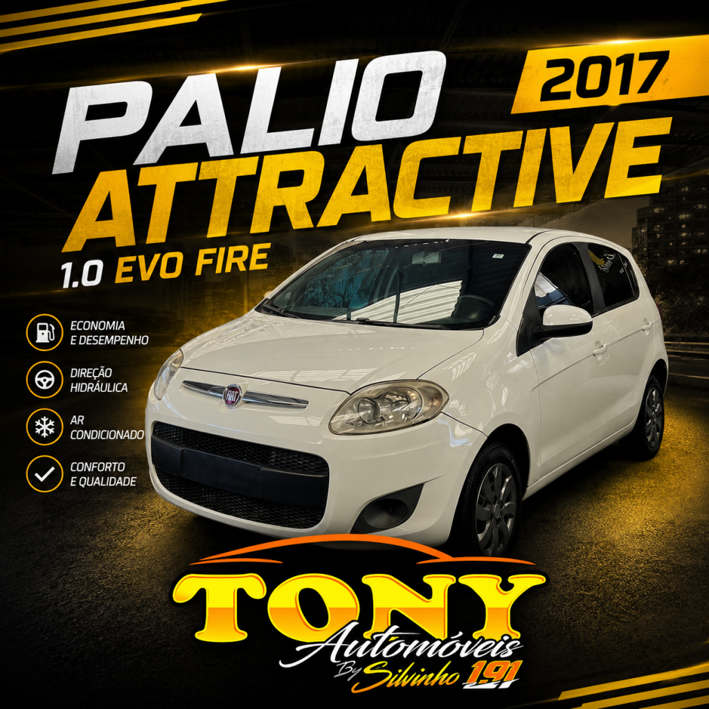 Fiat Palio Palio ATTRACTIVE 1.0 EVO Fire Flex 8v 5p 2017