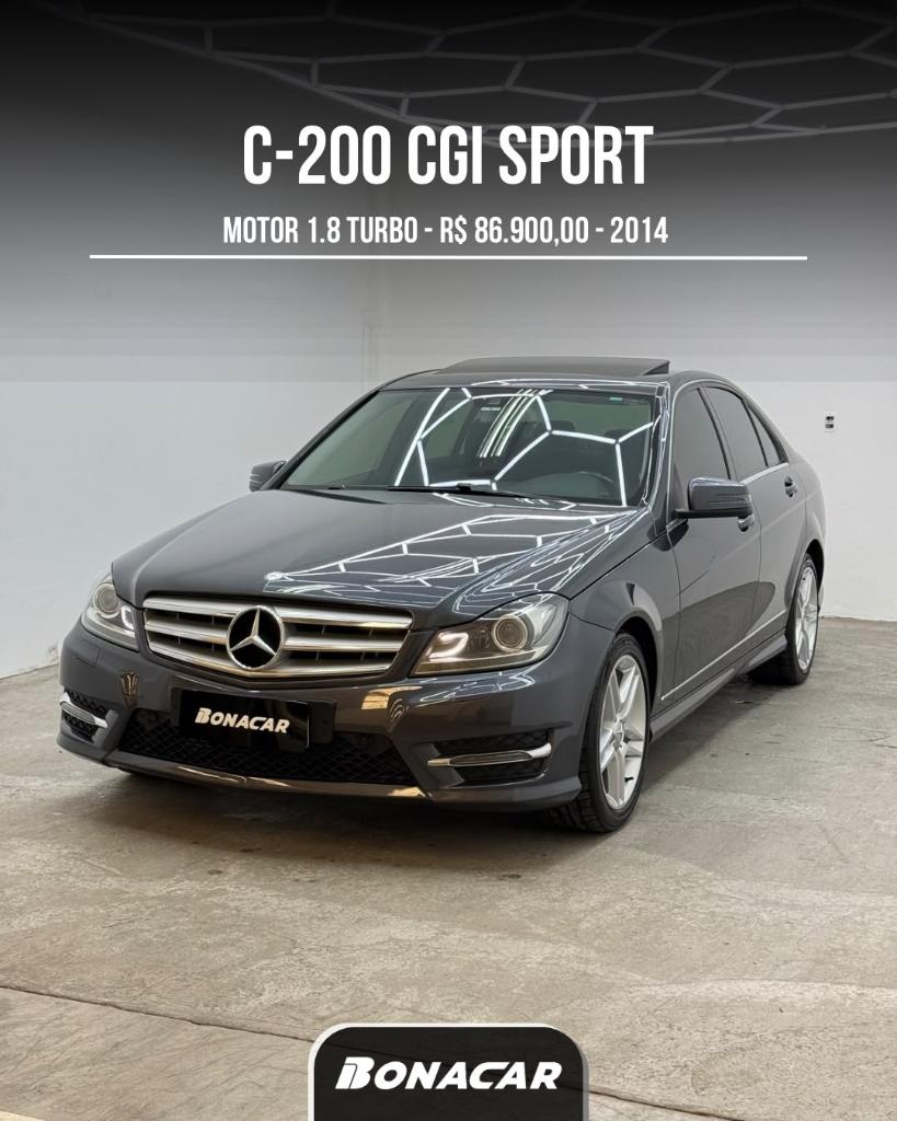 Mercedes-Benz C 200 1.8 Cgi Turbo C 200 Sport Auto 2014