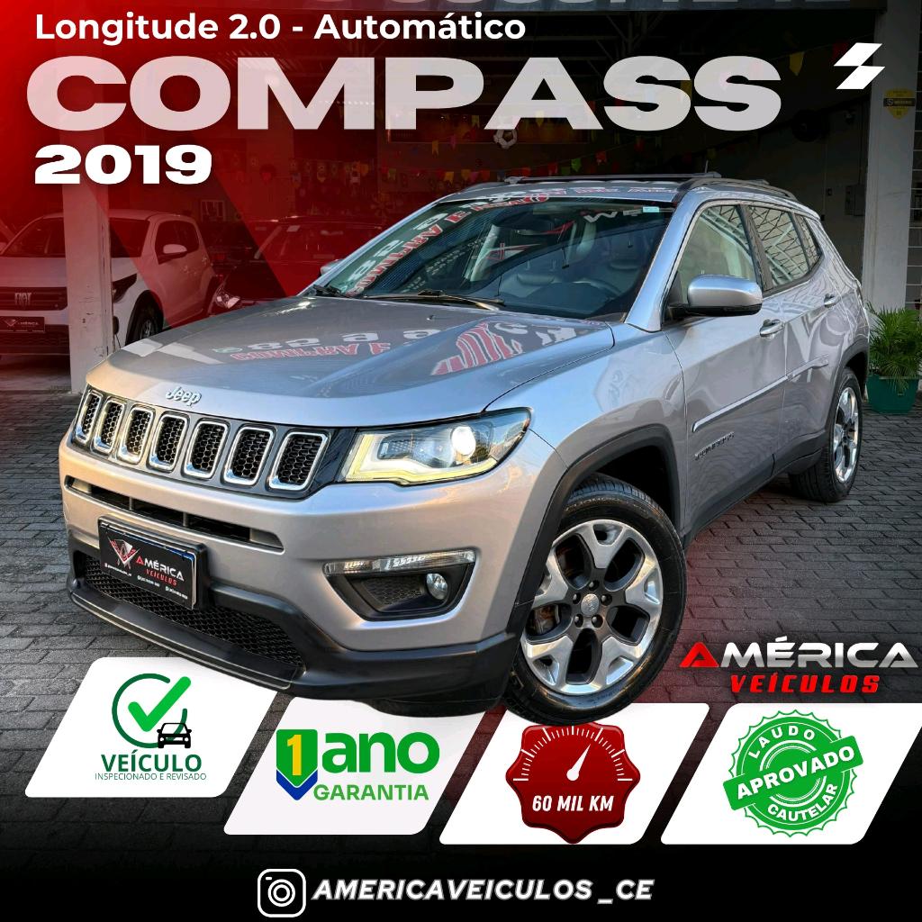 Jeep Compass COMPASS LONGITUDE 2.0 4x4 Dies. 16V Aut. 2019