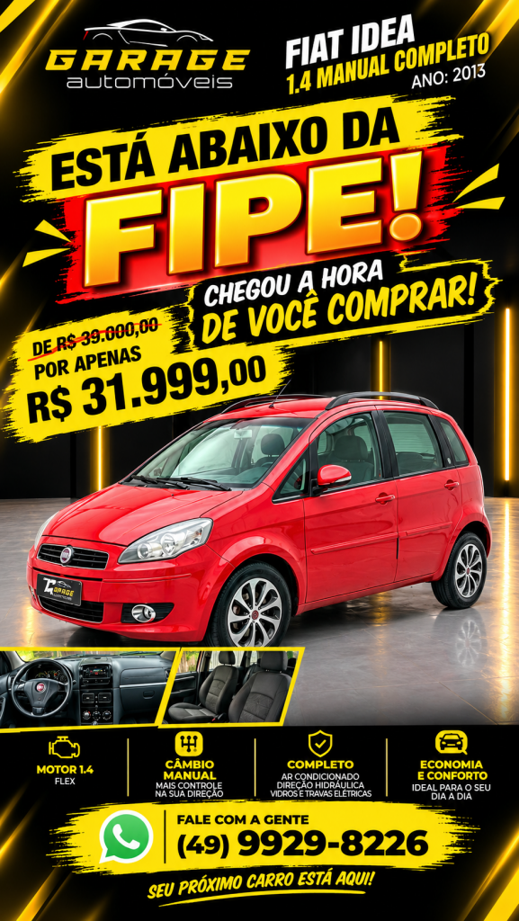 Fiat Idea Idea ATTRACTIVE 1.4 Fire Flex 8V 5p 2013