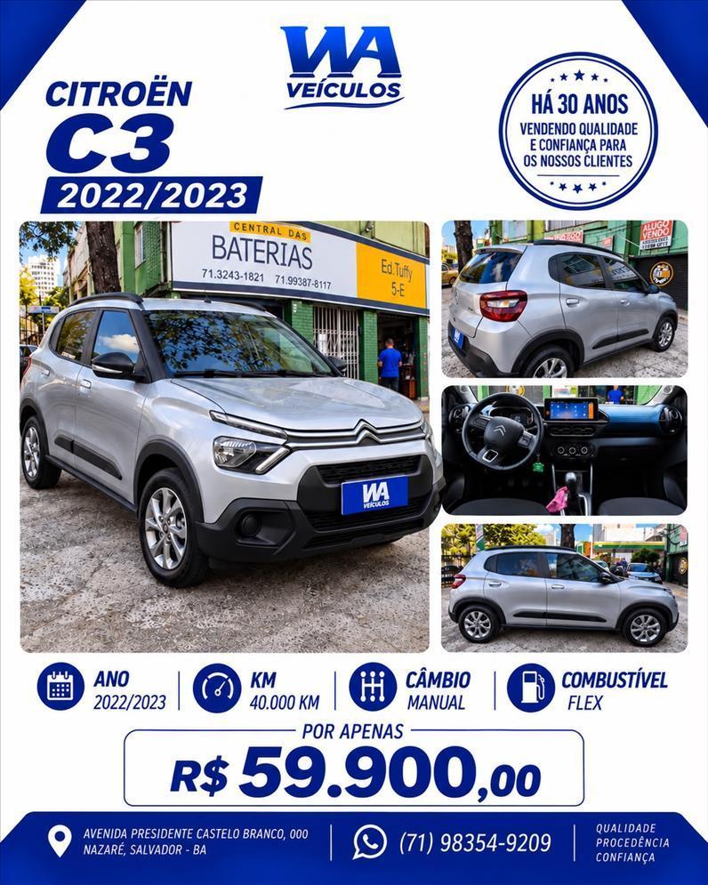 Citroën C3 C3 Feel 1.0 Flex 6V 5p Mec. 2023