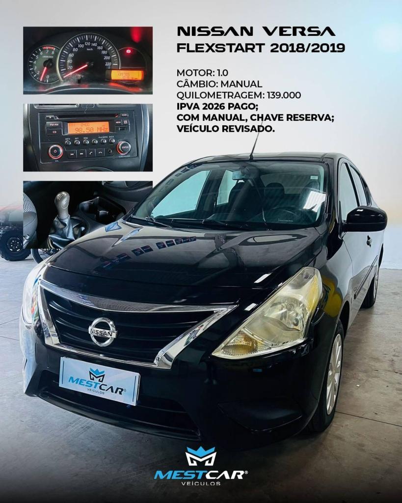 Nissan Versa VERSA 1.0 12V FlexStart 4p Mec. 2019