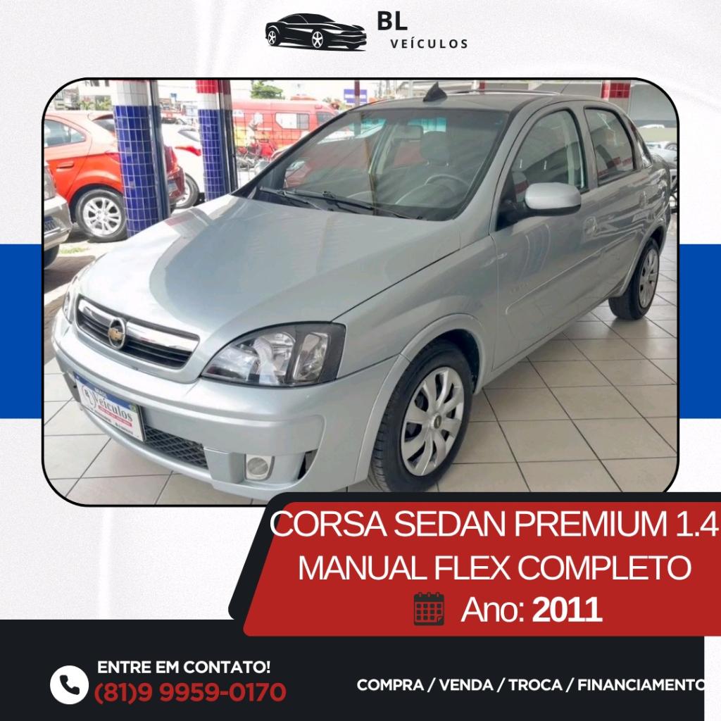 Chevrolet Corsa CORSA SED. PREMIUM 1.4 8V ECONOFLEX 4P 2011
