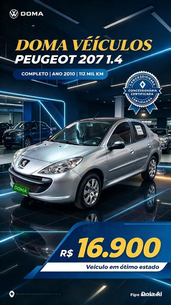 Peugeot 207 1.4 XR 8V FLEX 4P MANUAL 2010