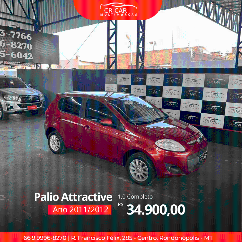 Fiat Palio Palio ATTRACTIVE 1.0 EVO Fire Flex 8v 5p 2012