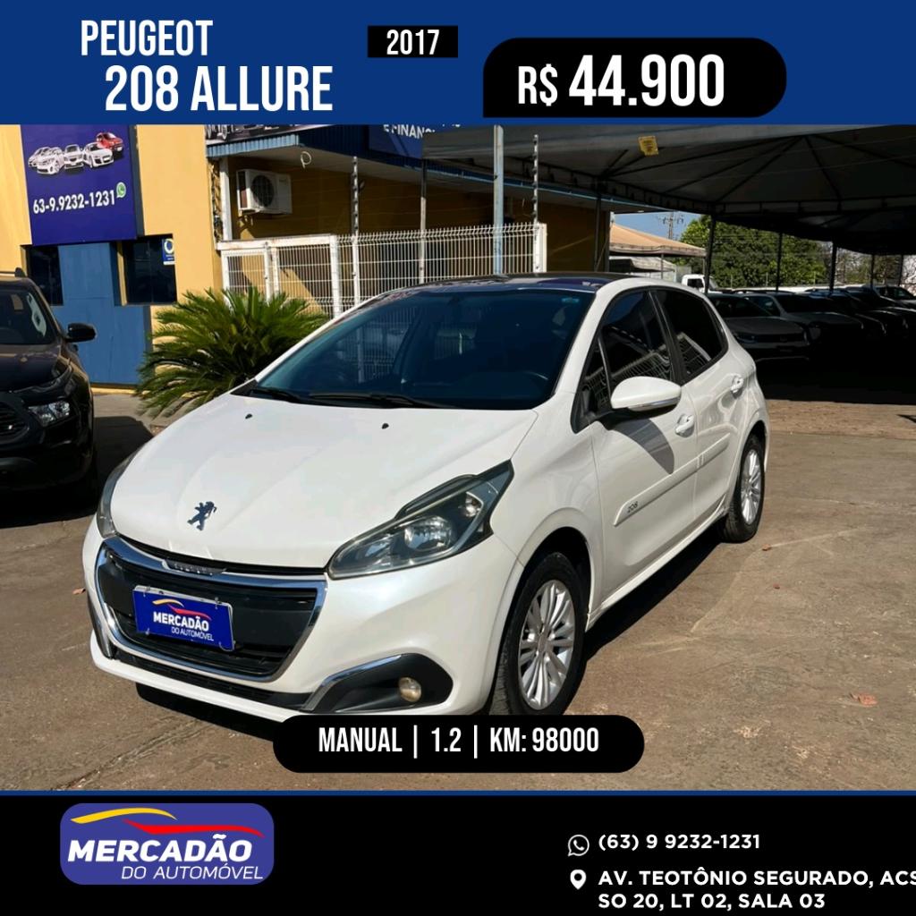Peugeot 208 208 Allure 1.2 Flex 12V 5p Mec. 2017