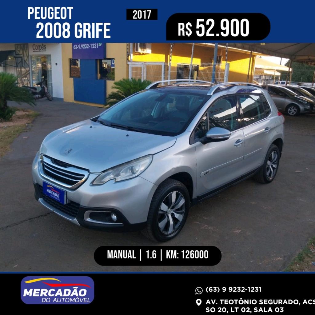 Peugeot 2008 2008 Griffe 1.6 Flex 16V 5p Aut. 2017