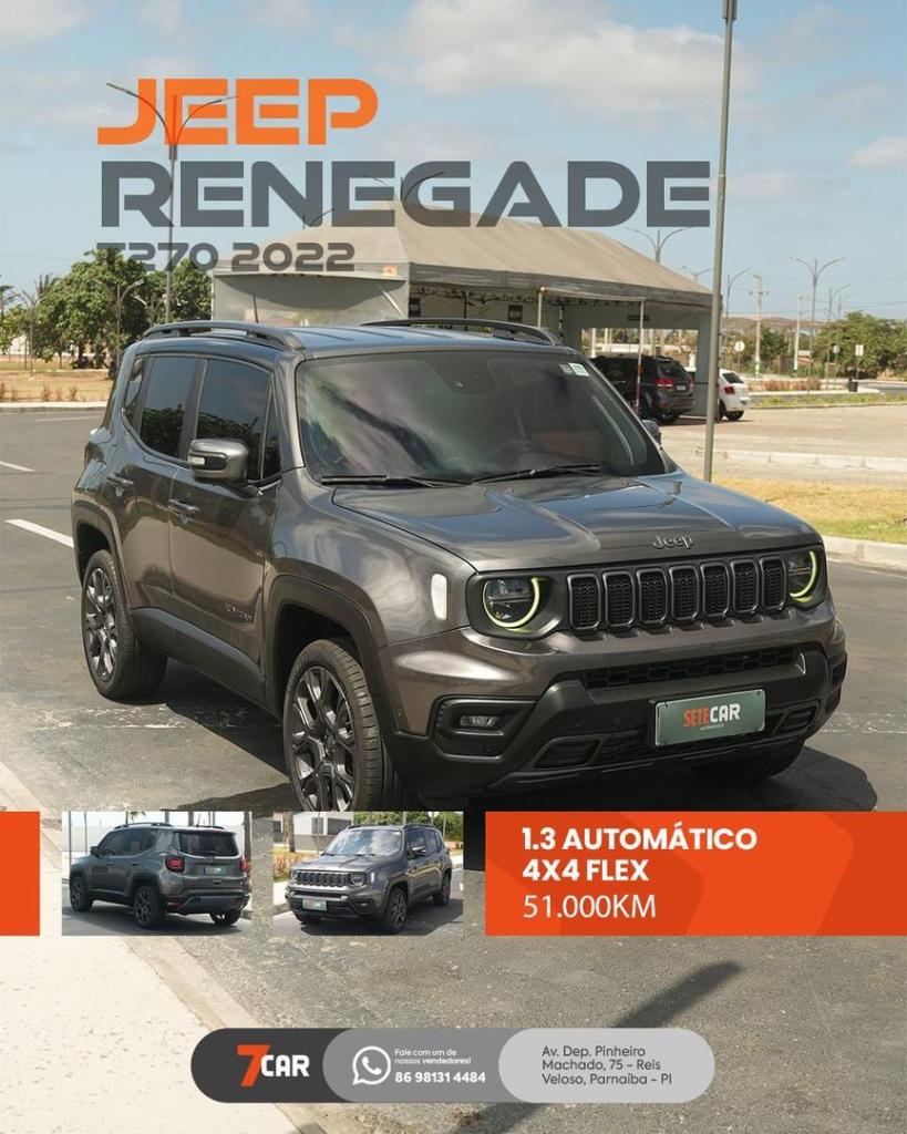 Jeep Renegade LONGITUDE T270 1.3 AT FLEX 2022