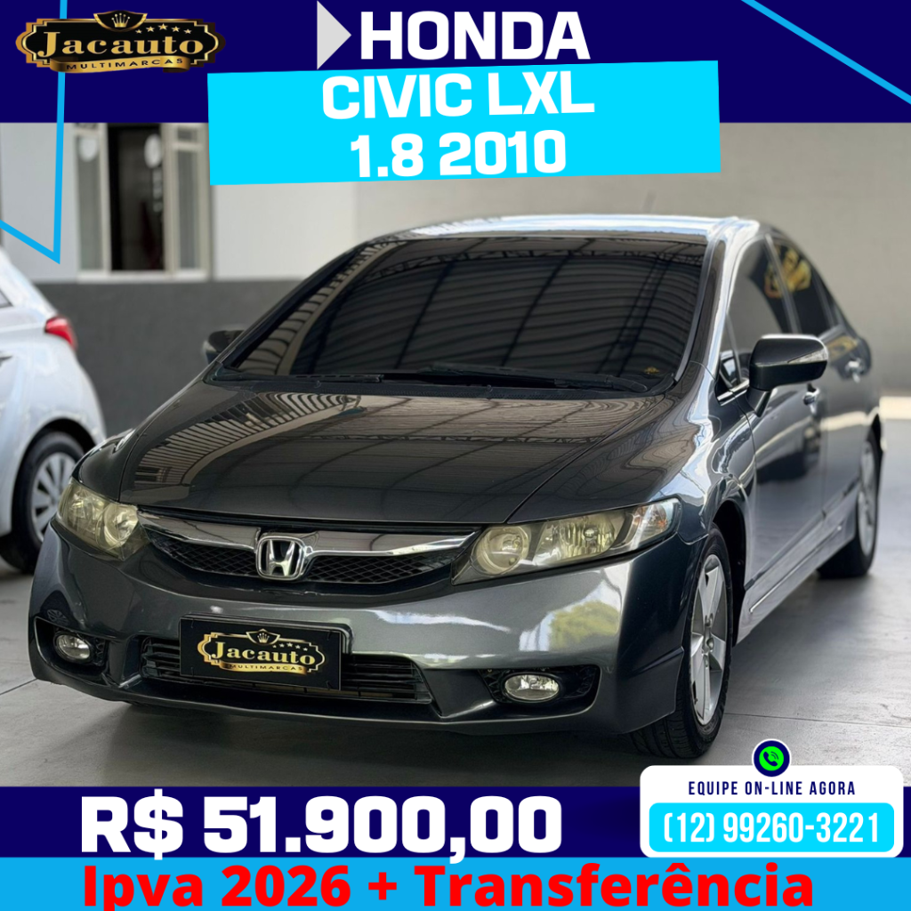 Honda Civic LXL COURO 1.8 CVT FLEX 2010