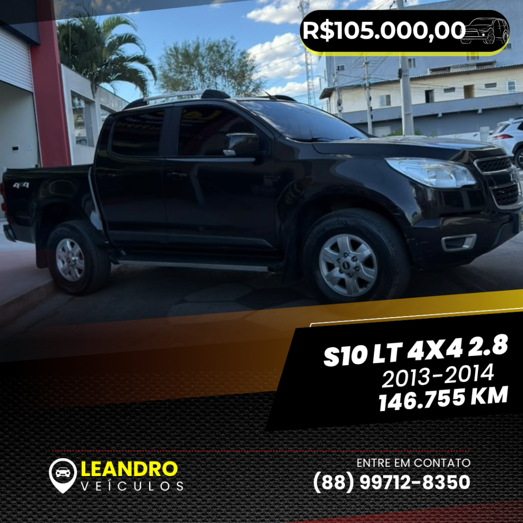 Chevrolet S10 2.8 Ctdi Cabine Dupla Lt Auto 4wd 2014