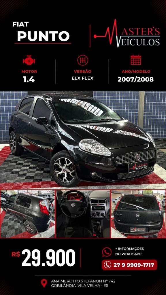Fiat Punto ELX 1.4 FIRE FLEX 8V 5P 2008