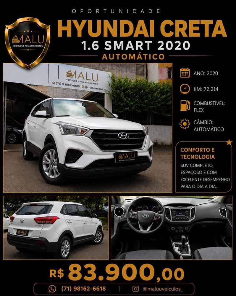 Hyundai Creta Creta Smart 1.6 16V Flex Aut. 2020