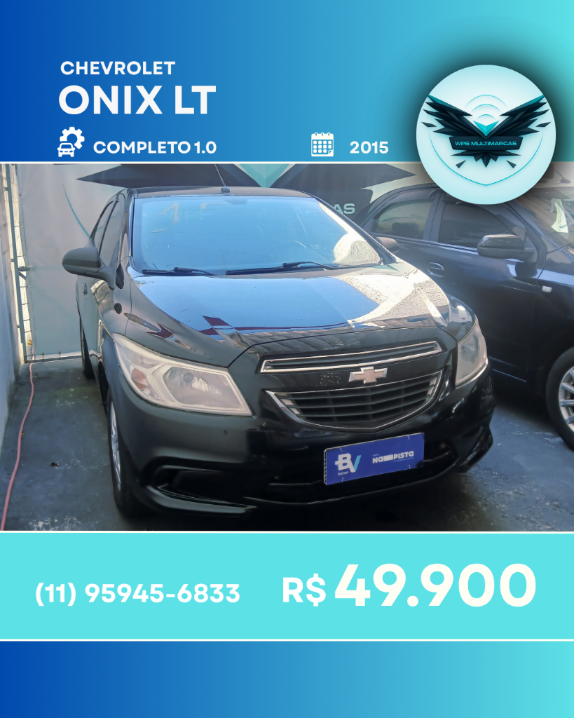 Chevrolet Onix ONIX HATCH LT 1.0 8V FlexPower 5p Mec. 2015