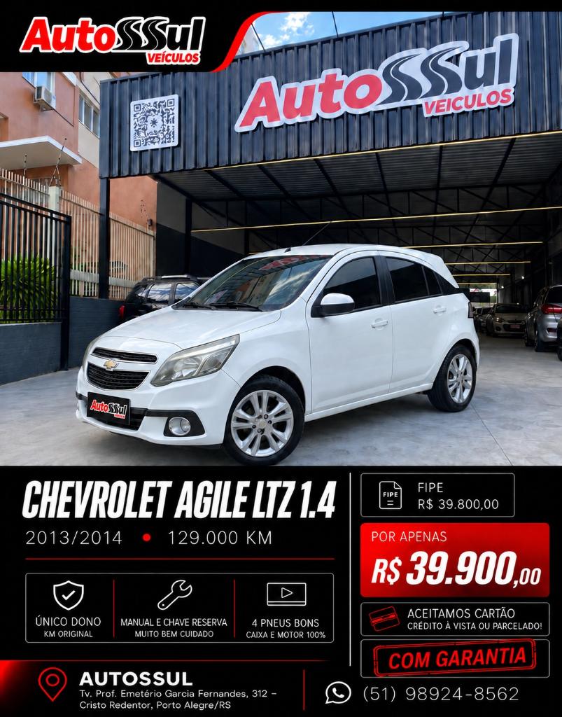 Chevrolet Agile 1.4 Econoflex Ltz 2014