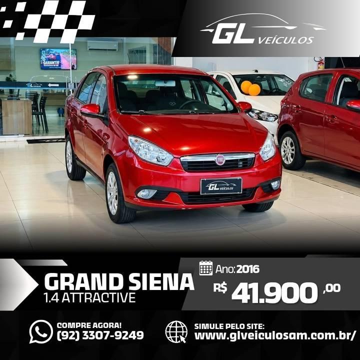 Fiat Grand Siena Siena 1.4 Attractive 2016