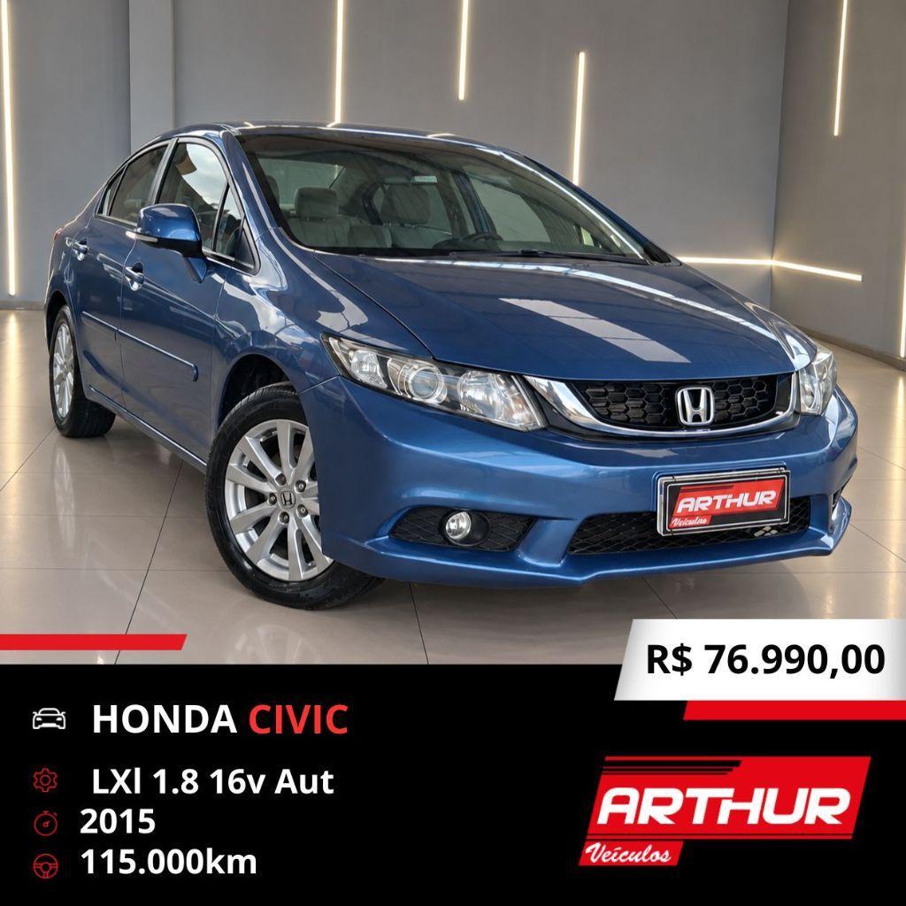 Honda Civic 1.8 LXS 16V FLEX 4P AUTOMÁTICO 2015