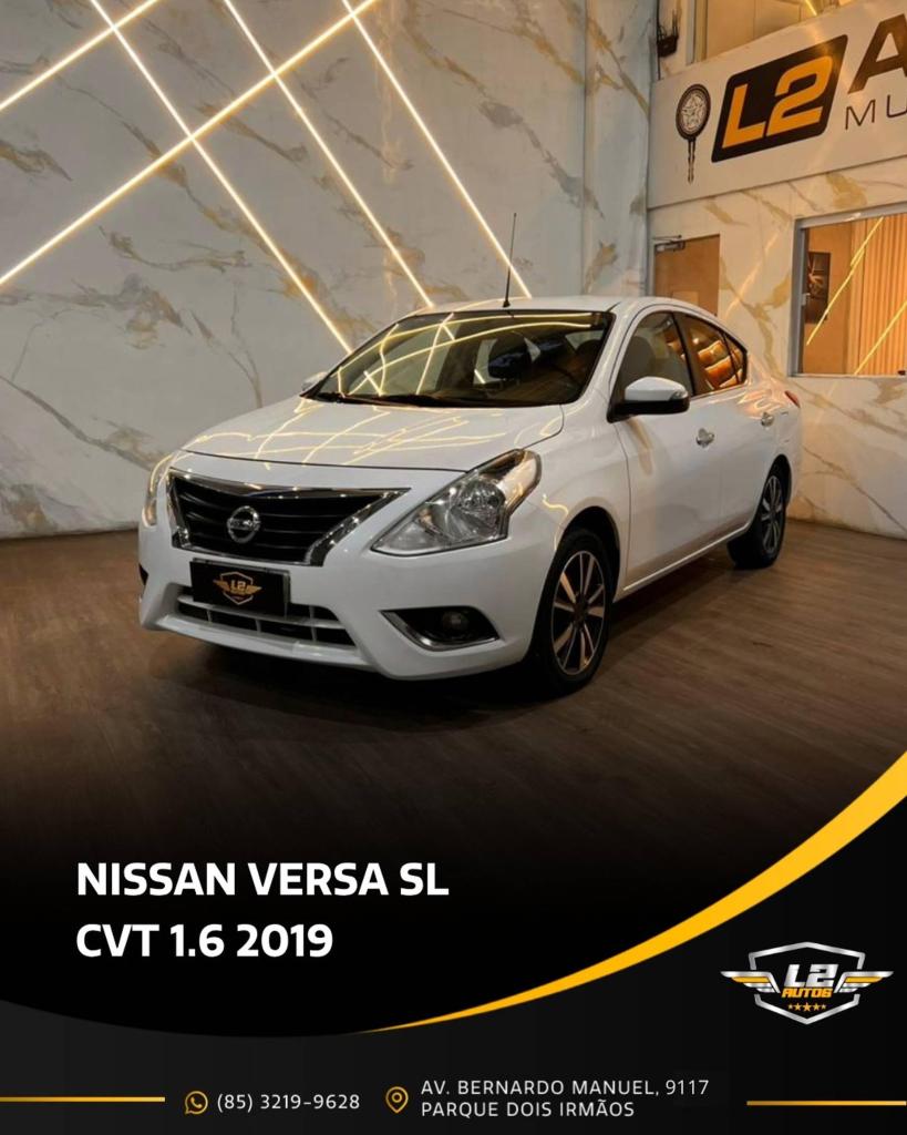 Nissan Versa VERSA SL 1.6 16V FlexStart 4p Mec. 2019
