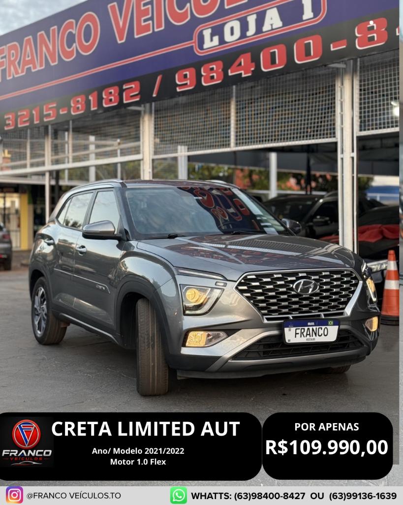Hyundai Creta Creta Limited 1.0 TB 12V Flex Aut. 2022