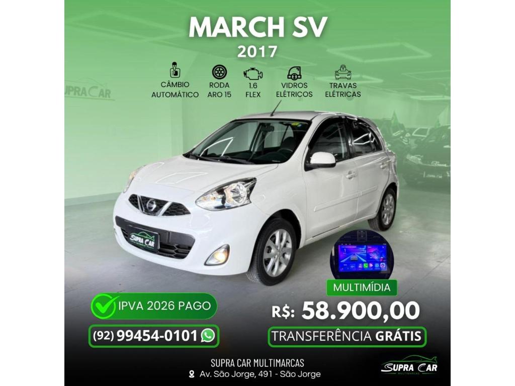 Nissan March MARCH SV 1.6 16V Flex Fuel 2017